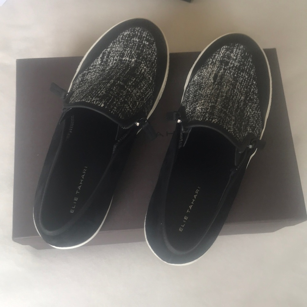 Elie Tahari slip on sneakers. Great condition!